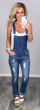 Best Overall Medium Wash Overalls-jeans-privityboutique-Privity Boutique, Women’s Fashion Boutique in Mesa, Arizona