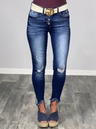 Robbin Raw Hem Jeans - Medium Wash-jeans-privityboutique-Privity Boutique, Women’s Fashion Boutique in Mesa, Arizona