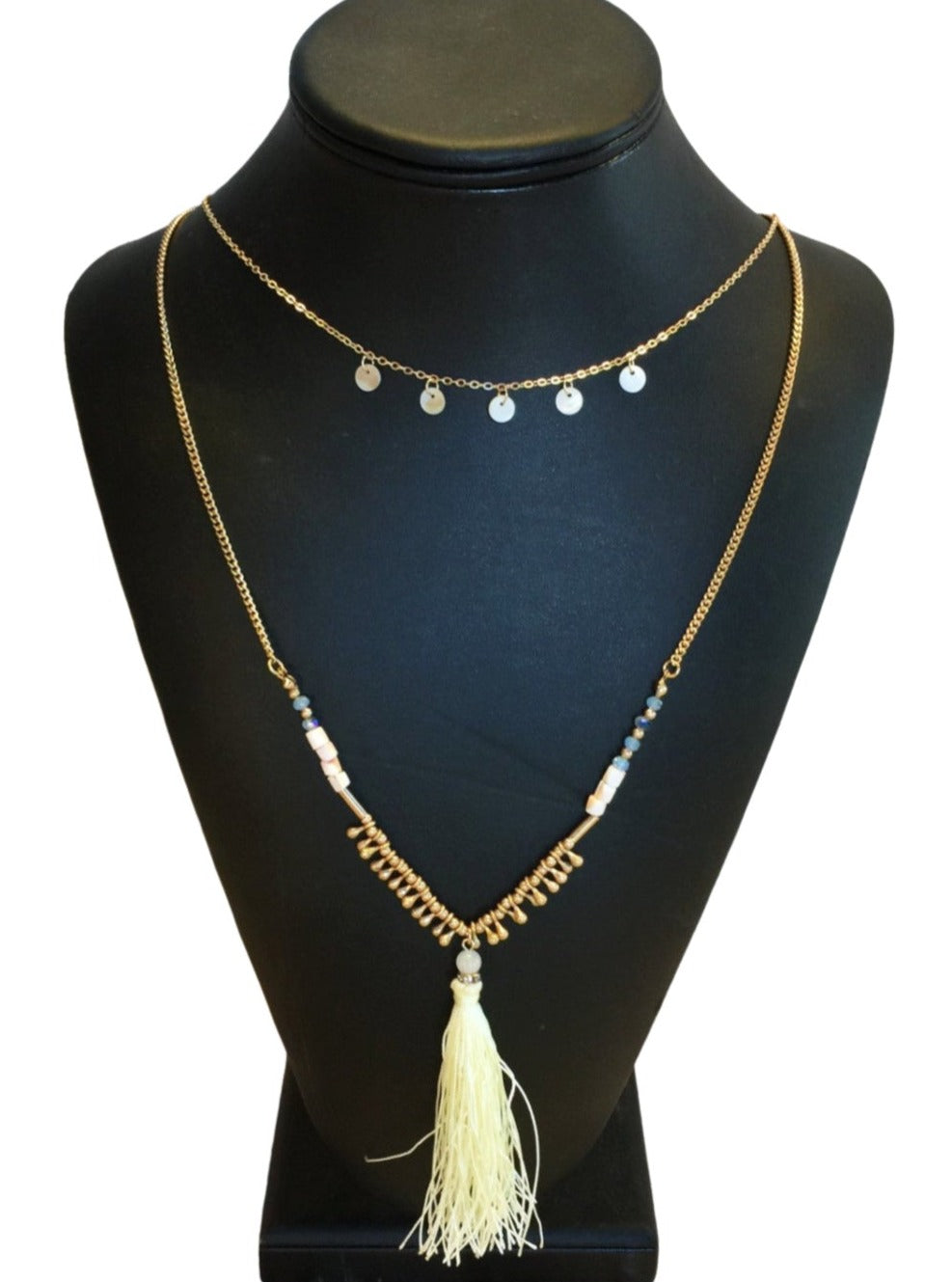 Ivory Tassel Necklace-privityboutique-Privity Boutique, Women’s Fashion Boutique in Mesa, Arizona