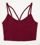 Criss Cross Crop Top Bralette - Burgundy-Top-privityboutique.com-Privity Boutique, Women’s Fashion Boutique in Mesa, Arizona