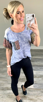 Tye Dye Leopard Print Top-Top-privityboutique-Privity Boutique, Women’s Fashion Boutique in Mesa, Arizona