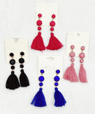 Love You Out Loud Tassel Earrings - Multiple Colors-earrings-privityboutique.com-Privity Boutique, Women’s Fashion Boutique in Mesa, Arizona