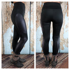 Leather Side Leggings-Leggings-privityboutique.com-Privity Boutique, Women’s Fashion Boutique in Mesa, Arizona