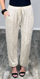 Sequin Joggers-palazzo-privityboutique.com-Privity Boutique, Women’s Fashion Boutique in Mesa, Arizona