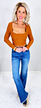 Taking On The Town Fray Hem Flare Jeans-privityboutique-Privity Boutique, Women’s Fashion Boutique in Mesa, Arizona