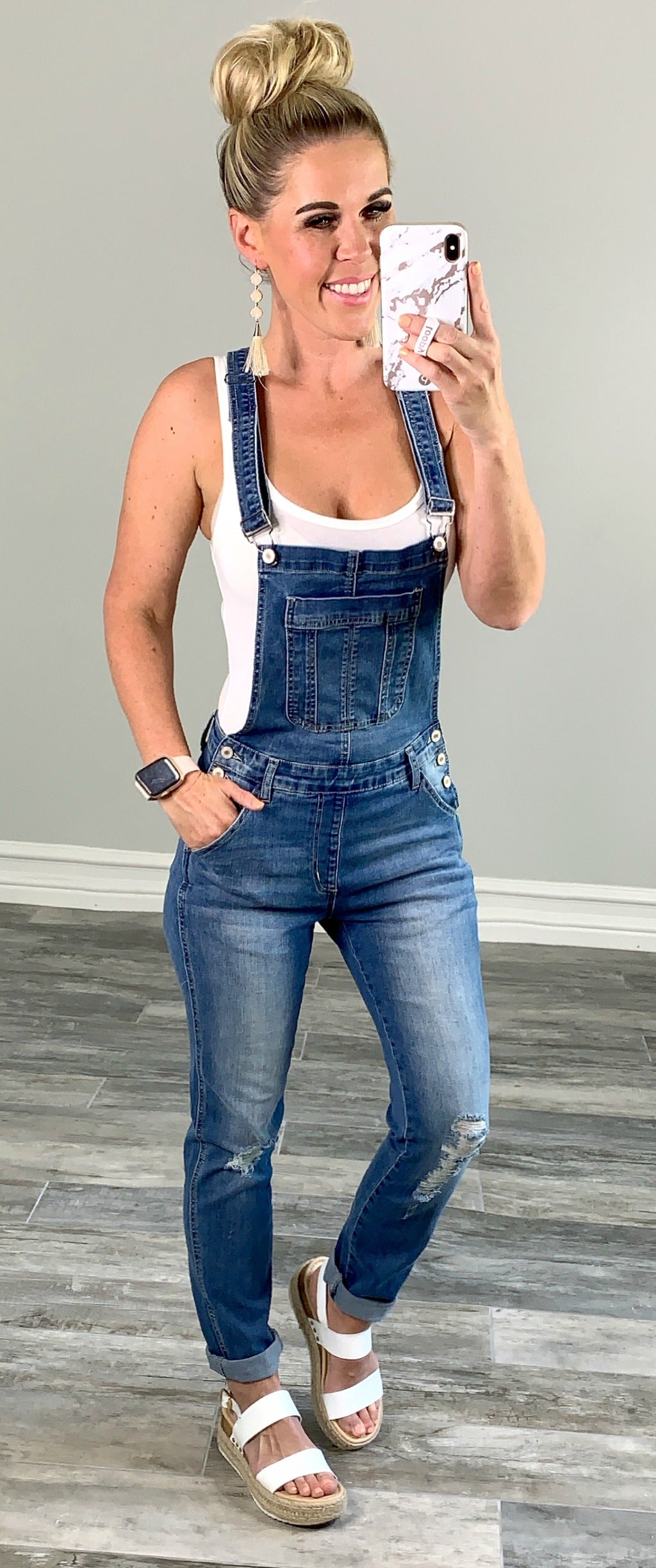 Best Overall Light Wash Overalls-jeans-privityboutique-Privity Boutique, Women’s Fashion Boutique in Mesa, Arizona