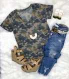 Casual in Camo Top - Light-Top-privityboutique.com-Privity Boutique, Women’s Fashion Boutique in Mesa, Arizona