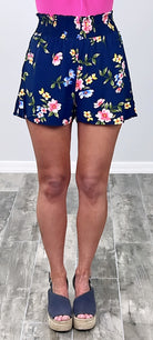 She's Stealing Hearts Multi Floral Shorts-Shorts-privityboutique.com-Privity Boutique, Women’s Fashion Boutique in Mesa, Arizona