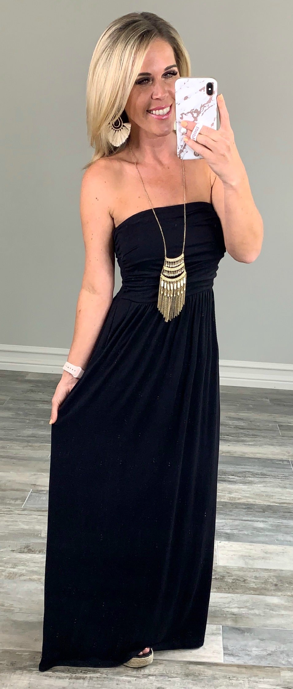 Your so Classic Pocket Maxi Dress-Dress-privityboutique.com-Privity Boutique, Women’s Fashion Boutique in Mesa, Arizona