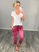 Ombre Cropped Joggers-joggers-privityboutique.com-Privity Boutique, Women’s Fashion Boutique in Mesa, Arizona