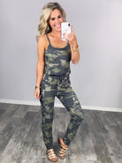 Camo Crush Jumpsuit-Jumpsuits-privityboutique.com-Privity Boutique, Women’s Fashion Boutique in Mesa, Arizona