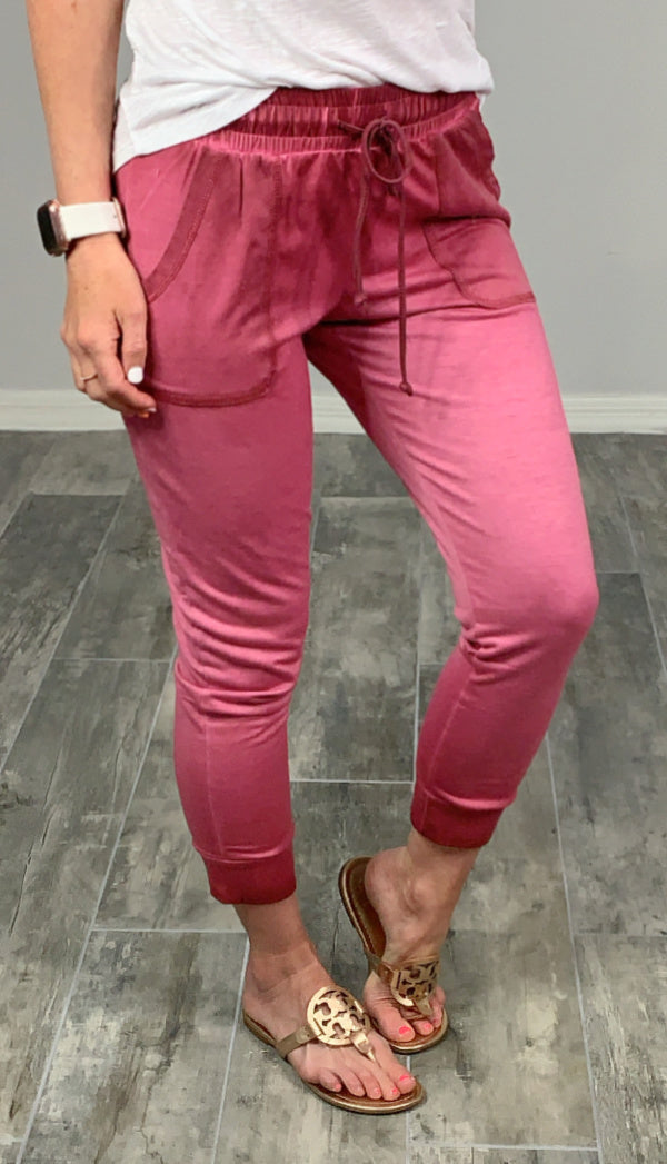 Ombre Cropped Joggers-joggers-privityboutique.com-Privity Boutique, Women’s Fashion Boutique in Mesa, Arizona