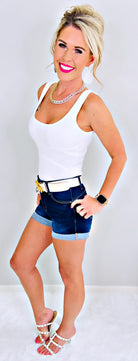 Something To See Bodysuit - White-Top-privityboutique.com-Privity Boutique, Women’s Fashion Boutique in Mesa, Arizona