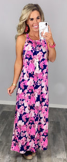 Bright Floral Maxi Dress-Dress-privityboutique.com-Privity Boutique, Women’s Fashion Boutique in Mesa, Arizona