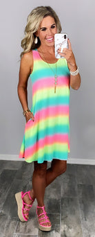 Striped Sunsets Dress-Dress-privityboutique.com-Privity Boutique, Women’s Fashion Boutique in Mesa, Arizona