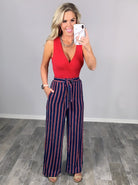 Epiphany Moment Pants - Navy-palazzo-privityboutique.com-Privity Boutique, Women’s Fashion Boutique in Mesa, Arizona