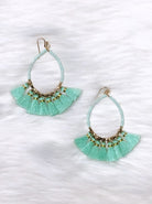 Paired Together Mint Tassel Earrings-earrings-privityboutique.com-Privity Boutique, Women’s Fashion Boutique in Mesa, Arizona