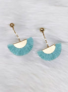 Long Time Coming Tassel Earrings: Mint-earrings-privityboutique.com-Privity Boutique, Women’s Fashion Boutique in Mesa, Arizona