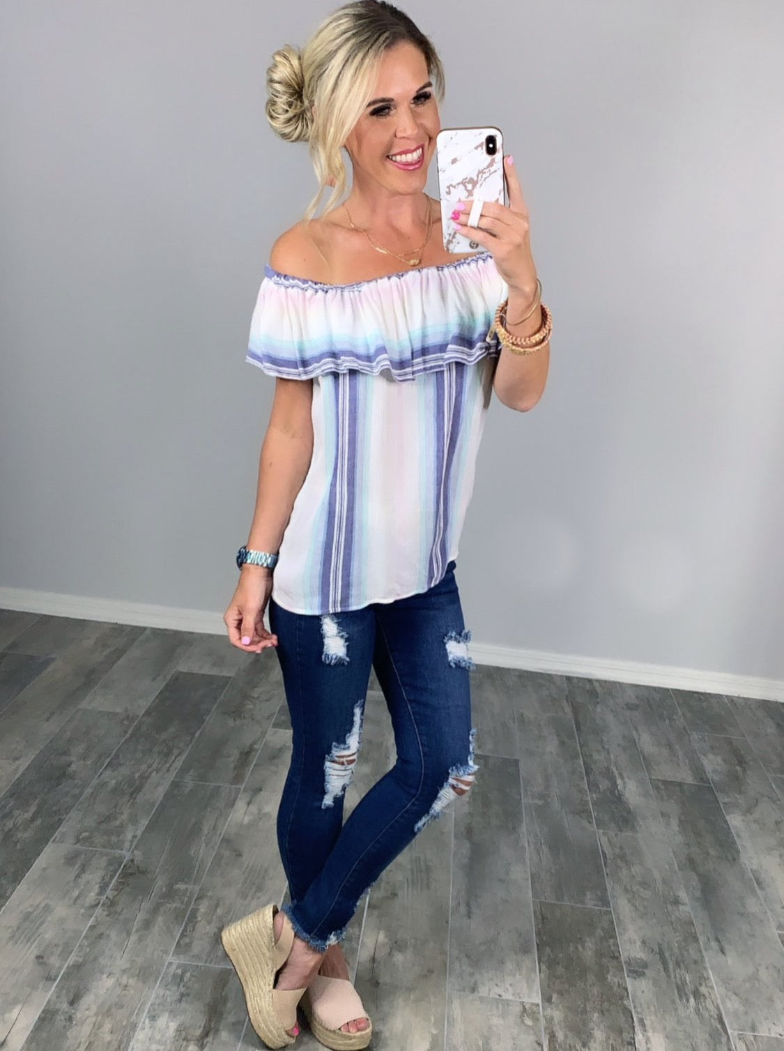 Southern Memories Striped Top-Top-privityboutique-Privity Boutique, Women’s Fashion Boutique in Mesa, Arizona