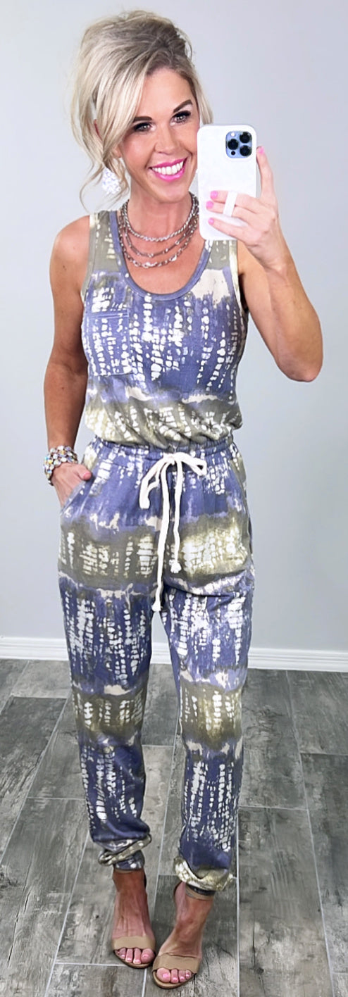 Tie Dye Jumpsuit-Dress-privityboutique.com-Privity Boutique, Women’s Fashion Boutique in Mesa, Arizona