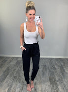 Perfect Pocket Joggers - Black-joggers-privityboutique.com-Privity Boutique, Women’s Fashion Boutique in Mesa, Arizona