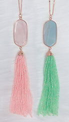 Beaded Tassel Necklace-necklace-privityboutique.com-Privity Boutique, Women’s Fashion Boutique in Mesa, Arizona