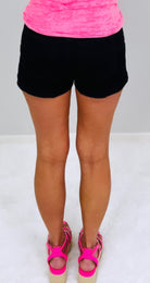 My Priority Denim Shorts - Black-shorts-privityboutique.com-Privity Boutique, Women’s Fashion Boutique in Mesa, Arizona