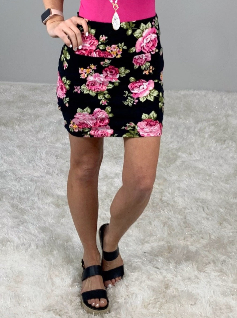 Sassy Stuff Floral Skirt-Dress-privityboutique.com-Privity Boutique, Women’s Fashion Boutique in Mesa, Arizona