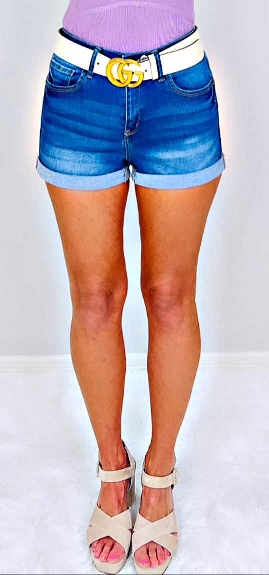 My Priority Denim Shorts - Medium-shorts-privityboutique.com-Privity Boutique, Women’s Fashion Boutique in Mesa, Arizona