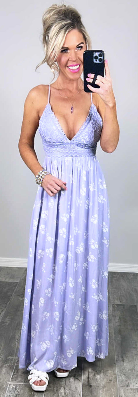 Feeling Romantic Maxi Dress - Lavender-Dress-privityboutique.com-Privity Boutique, Women’s Fashion Boutique in Mesa, Arizona