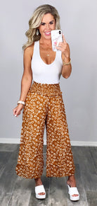 Best For Last Pants - Rust-palazzo-privityboutique.com-Privity Boutique, Women’s Fashion Boutique in Mesa, Arizona