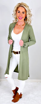 Keep Your Secrets Cardigan - Sage-Top-privityboutique.com-Privity Boutique, Women’s Fashion Boutique in Mesa, Arizona