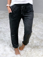 Basic Joggers - Charcoal-palazzo-privityboutique.com-Privity Boutique, Women’s Fashion Boutique in Mesa, Arizona