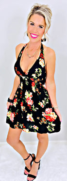 Who You Know Halter Dress-Dress-privityboutique.com-Privity Boutique, Women’s Fashion Boutique in Mesa, Arizona