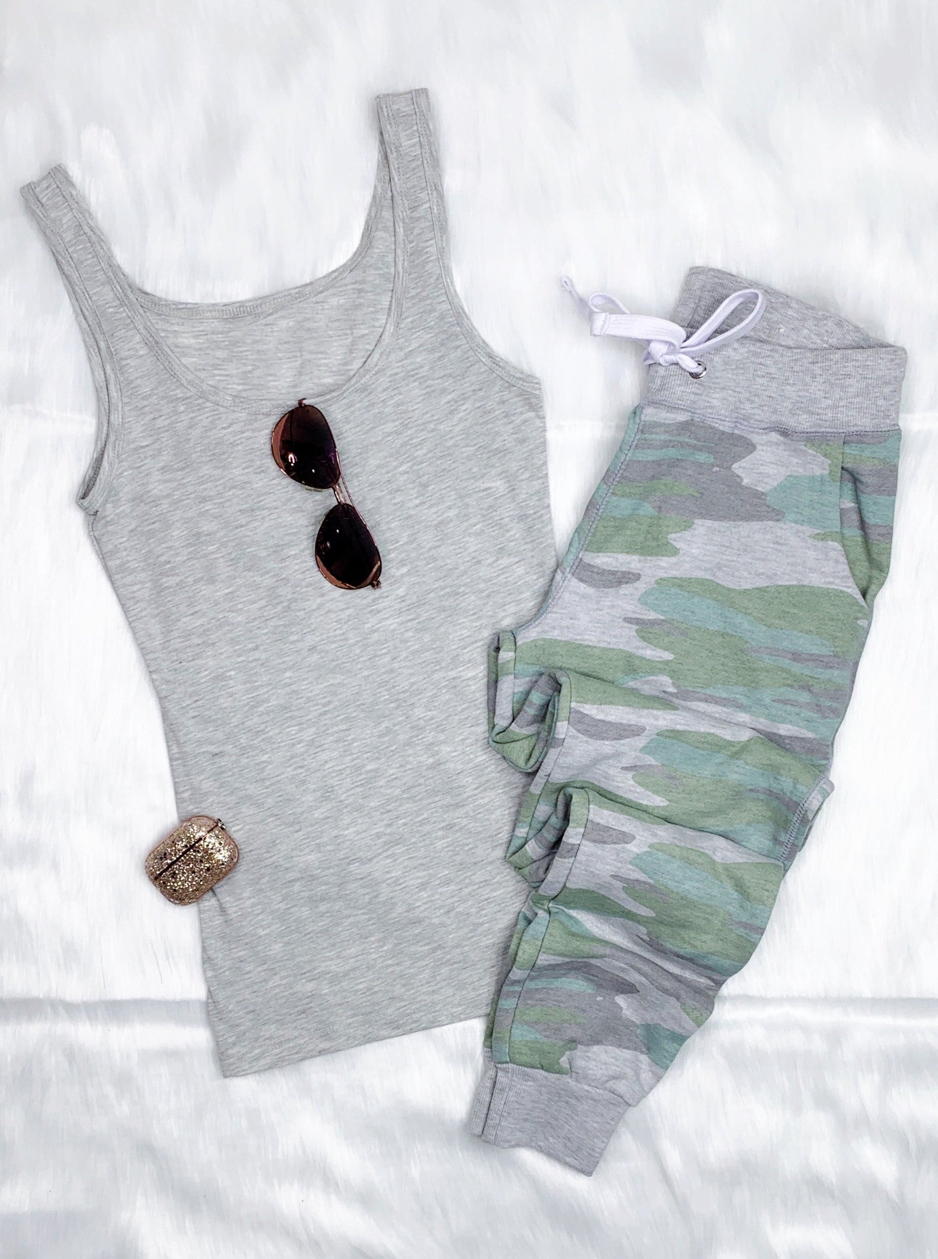 Basic Scoop Tank - Heather Grey-Top-privityboutique.com-Privity Boutique, Women’s Fashion Boutique in Mesa, Arizona