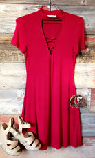 Say No More Dress: Red-Top-privityboutique-Privity Boutique, Women’s Fashion Boutique in Mesa, Arizona