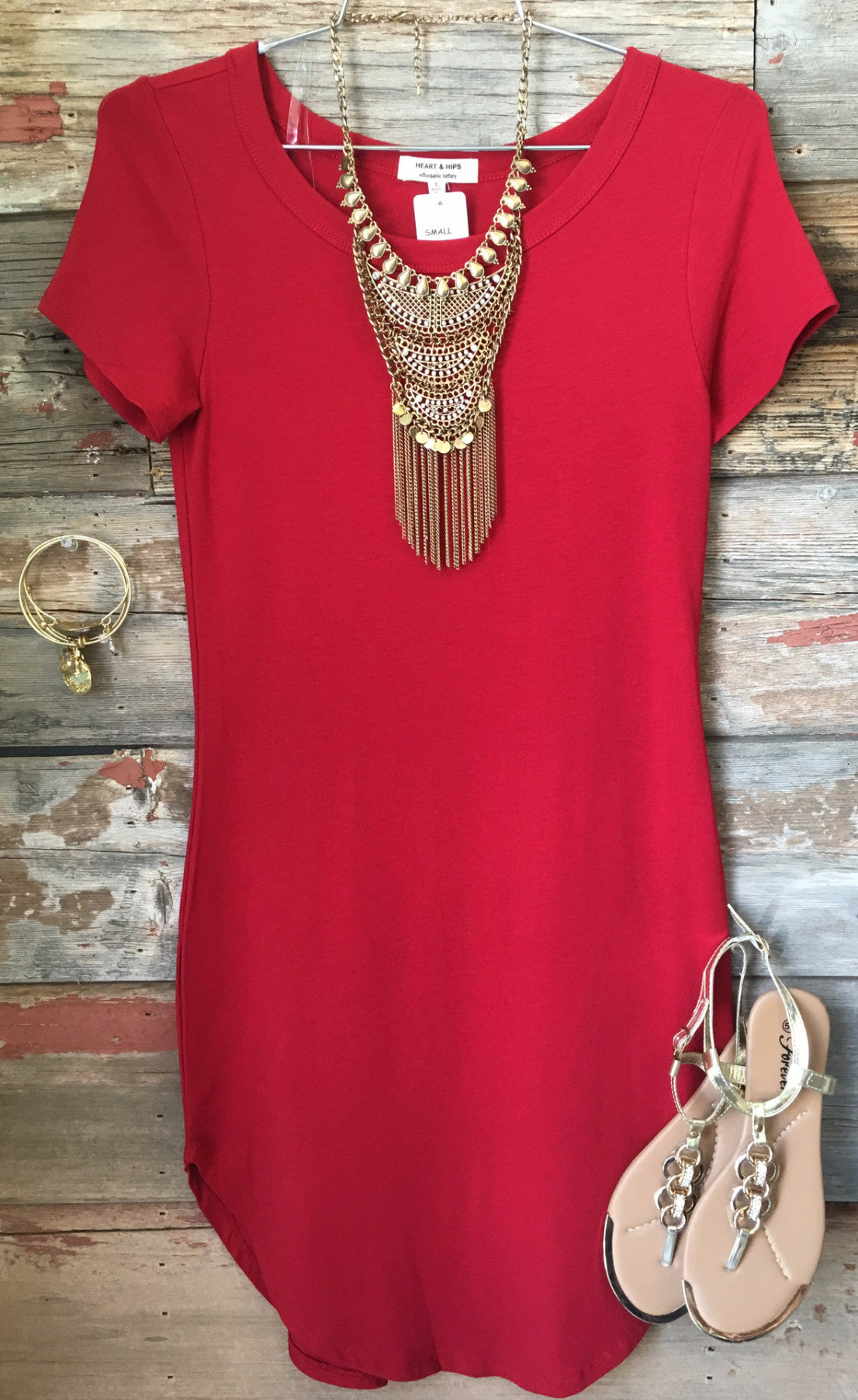 Fun in the Sun Tunic Dress: Ruby Red-Top-privityboutique-Privity Boutique, Women’s Fashion Boutique in Mesa, Arizona