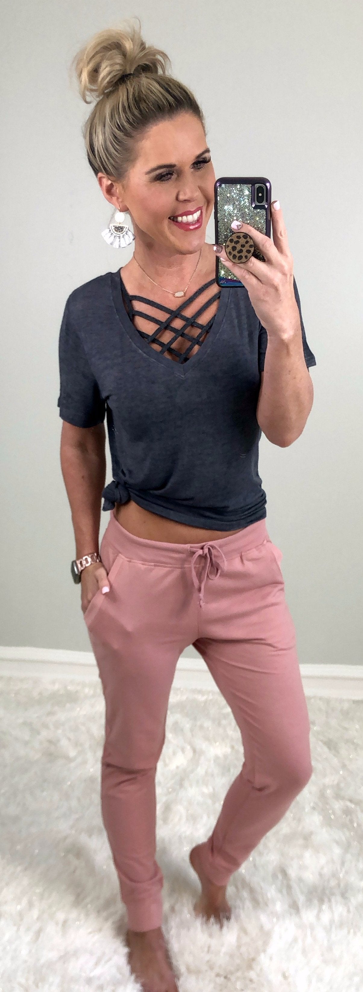 Rose Pocket Joggers-palazzo-privityboutique.com-Privity Boutique, Women’s Fashion Boutique in Mesa, Arizona