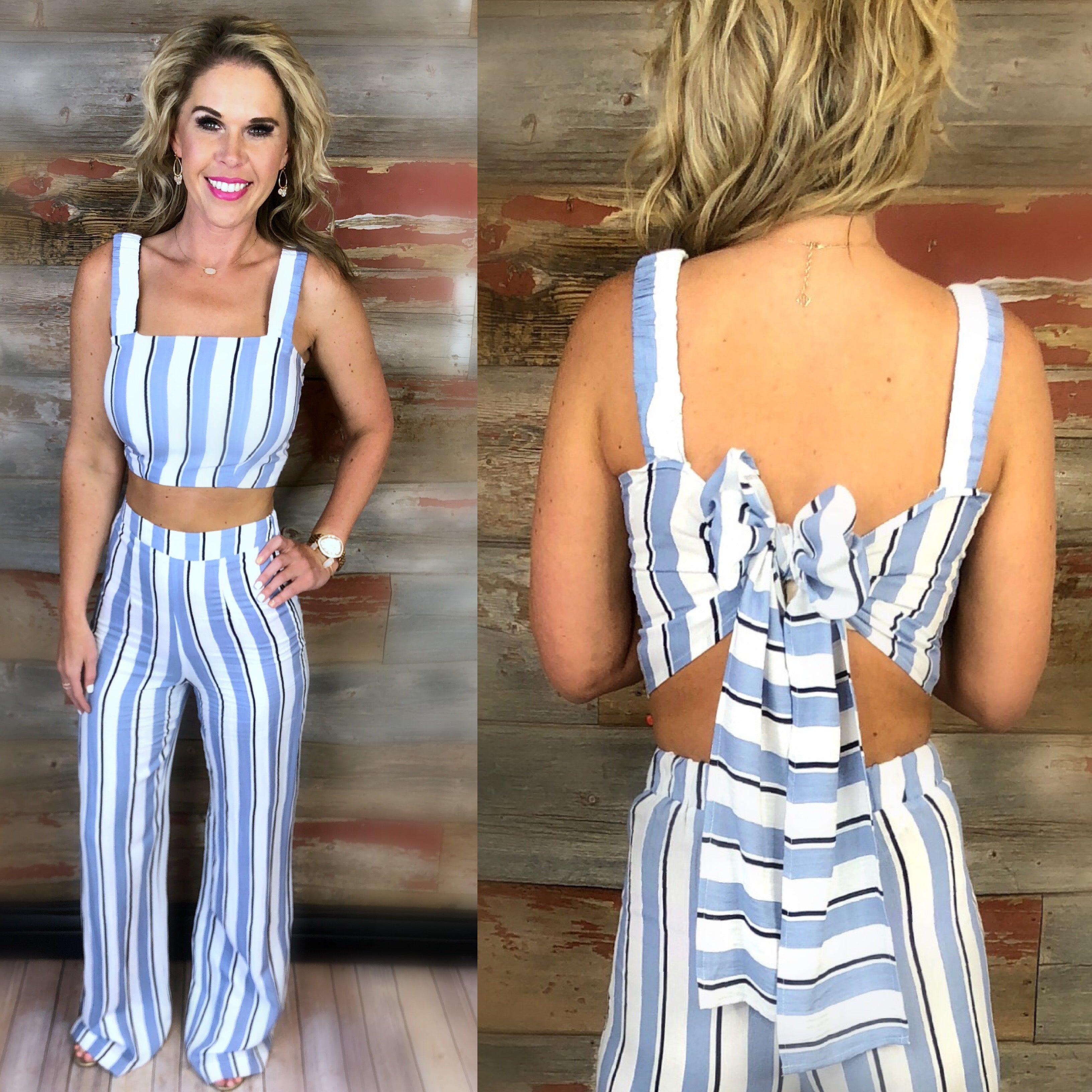 This is for You Striped Two-Piece Set-two-piece set-privityboutique.com-Privity Boutique, Women’s Fashion Boutique in Mesa, Arizona