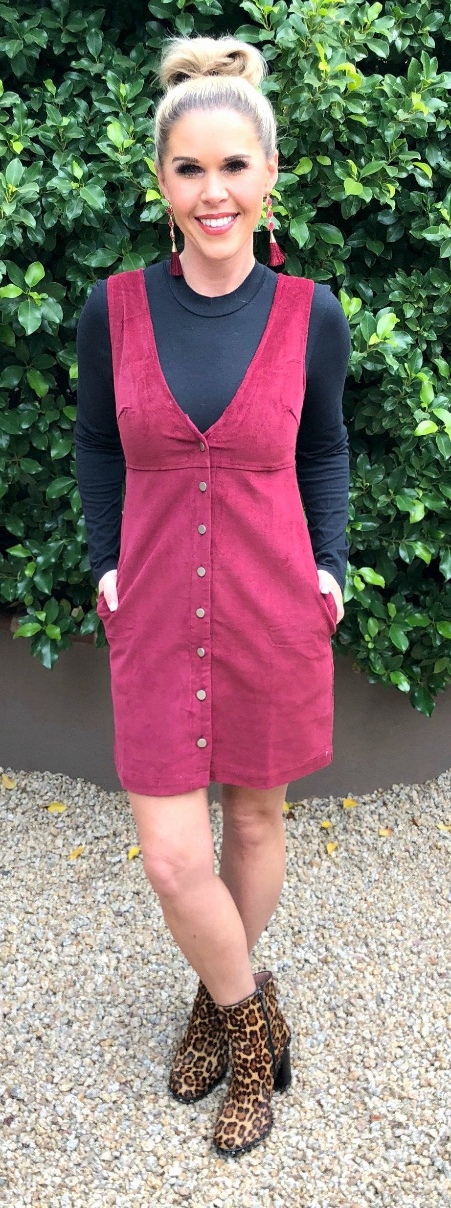 Corduroy Button Up Pocket Dress-dress-privityboutique-Privity Boutique, Women’s Fashion Boutique in Mesa, Arizona