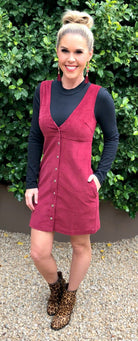 Corduroy Button Up Pocket Dress-dress-privityboutique-Privity Boutique, Women’s Fashion Boutique in Mesa, Arizona