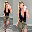 Animal Print Button Front Skirt-Skirt-privityboutique.com-Privity Boutique, Women’s Fashion Boutique in Mesa, Arizona