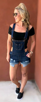 Distressed Denim Overalls-overalls-privityboutique.com-Privity Boutique, Women’s Fashion Boutique in Mesa, Arizona