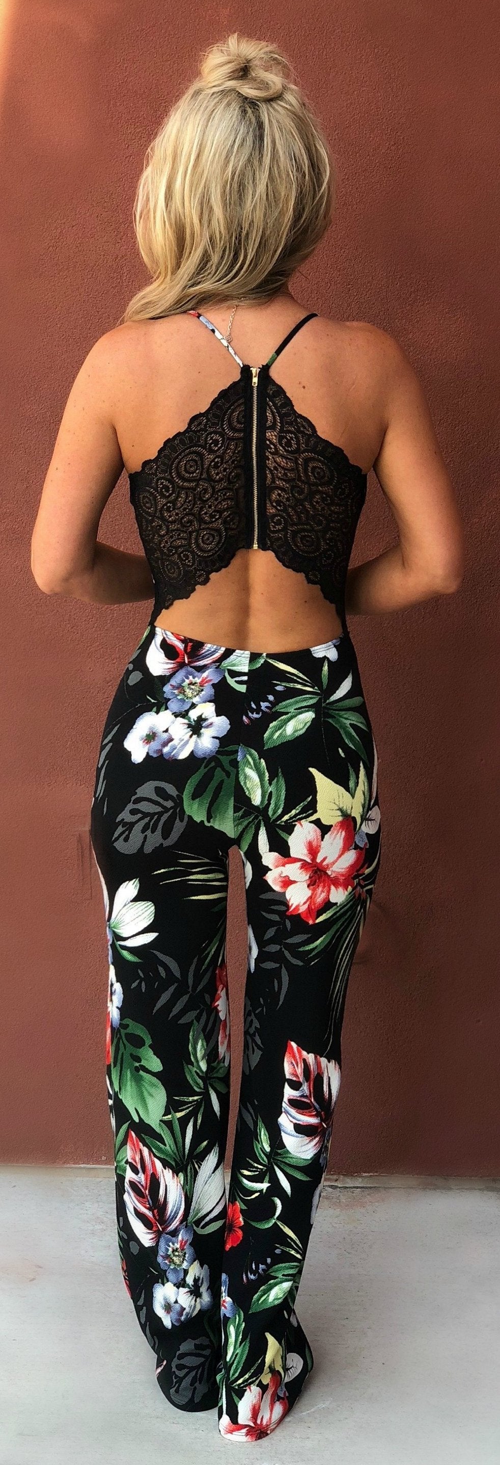 Life is Great Floral Jumpsuit-Jumpsuits-privityboutique.com-Privity Boutique, Women’s Fashion Boutique in Mesa, Arizona