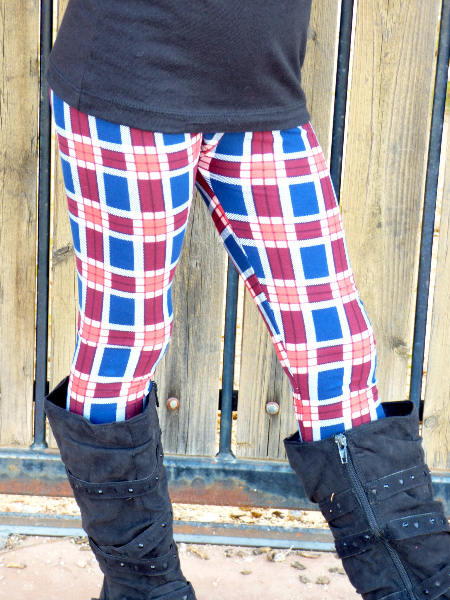 Precious Plaid: Leggings Girls-Leggings-privityboutique.com-Privity Boutique, Women’s Fashion Boutique in Mesa, Arizona