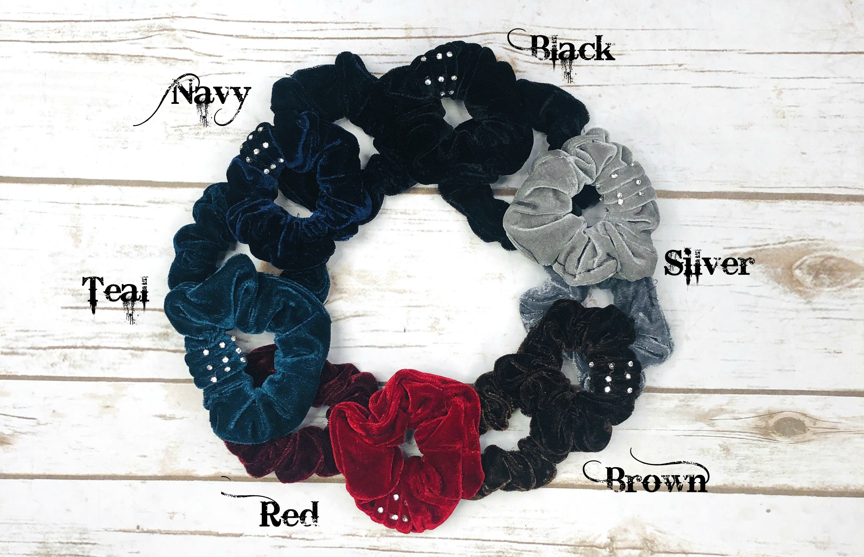 Bedazzled Scrunchie: 2-Pack-scrunchy-privityboutique-Privity Boutique, Women’s Fashion Boutique in Mesa, Arizona