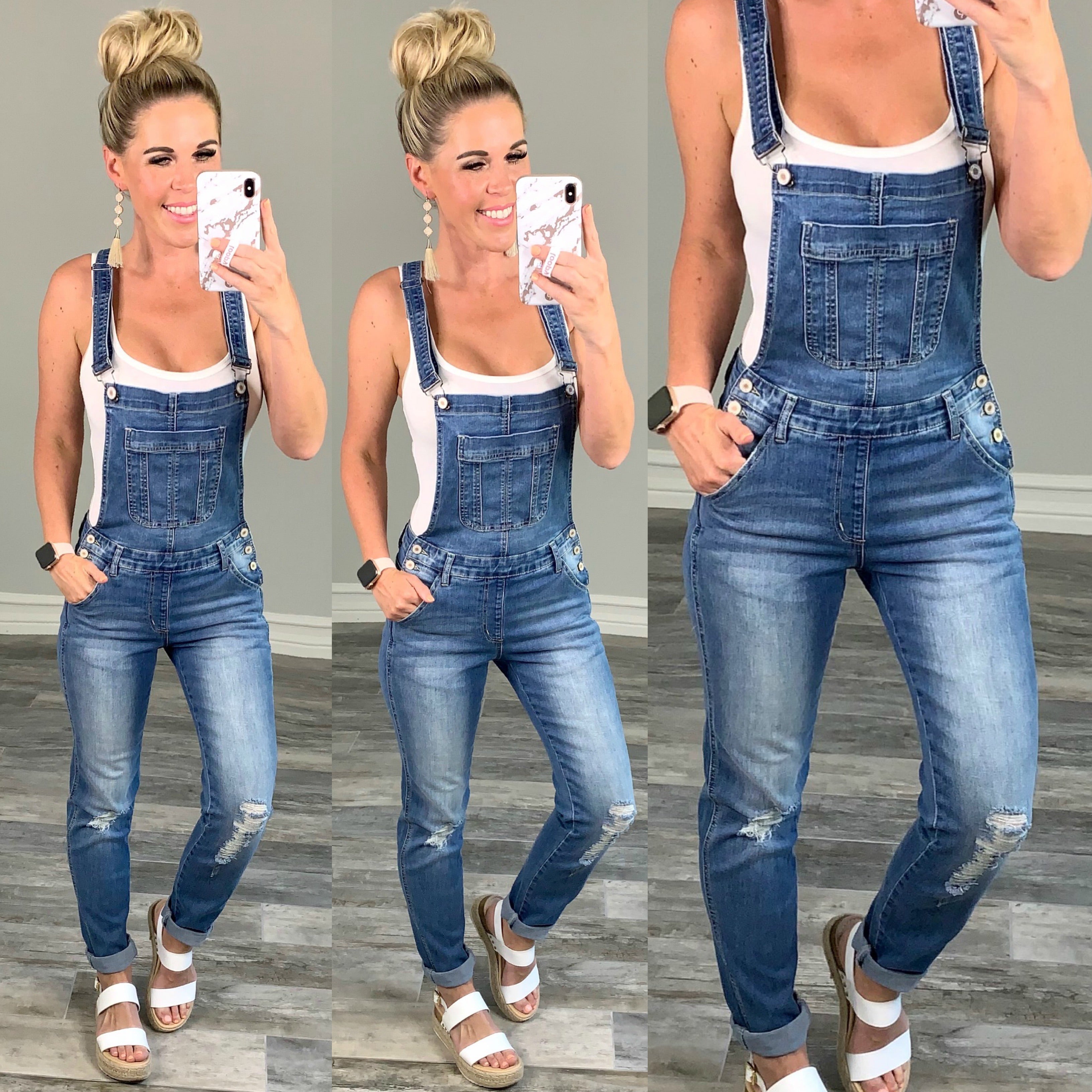 Best Overall Light Wash Overalls-jeans-privityboutique-Privity Boutique, Women’s Fashion Boutique in Mesa, Arizona