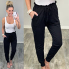 Perfect Pocket Joggers - Black-joggers-privityboutique.com-Privity Boutique, Women’s Fashion Boutique in Mesa, Arizona