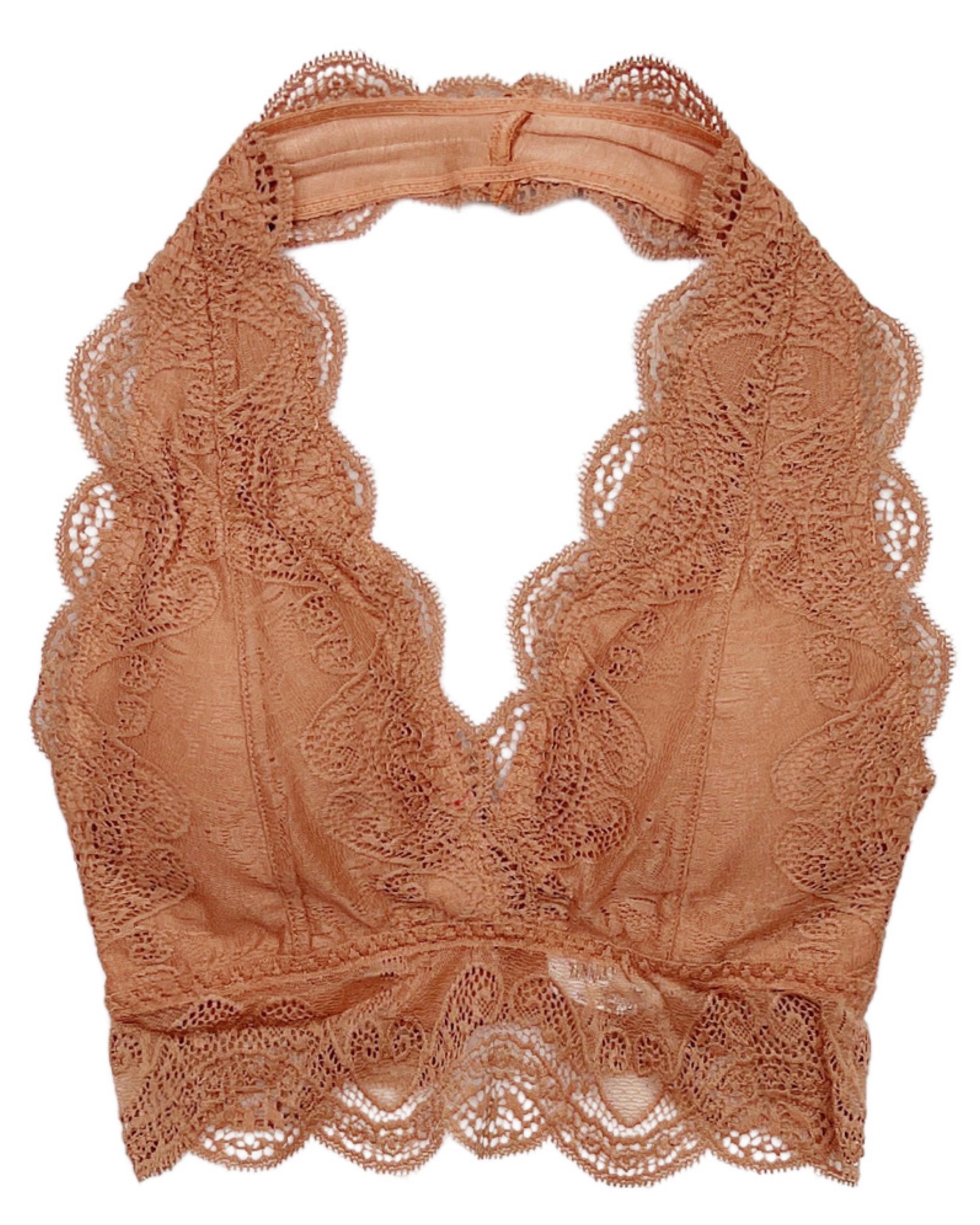 Bare it All Padded Lace Halter Bralette-bralette-privityboutique.com-Privity Boutique, Women’s Fashion Boutique in Mesa, Arizona