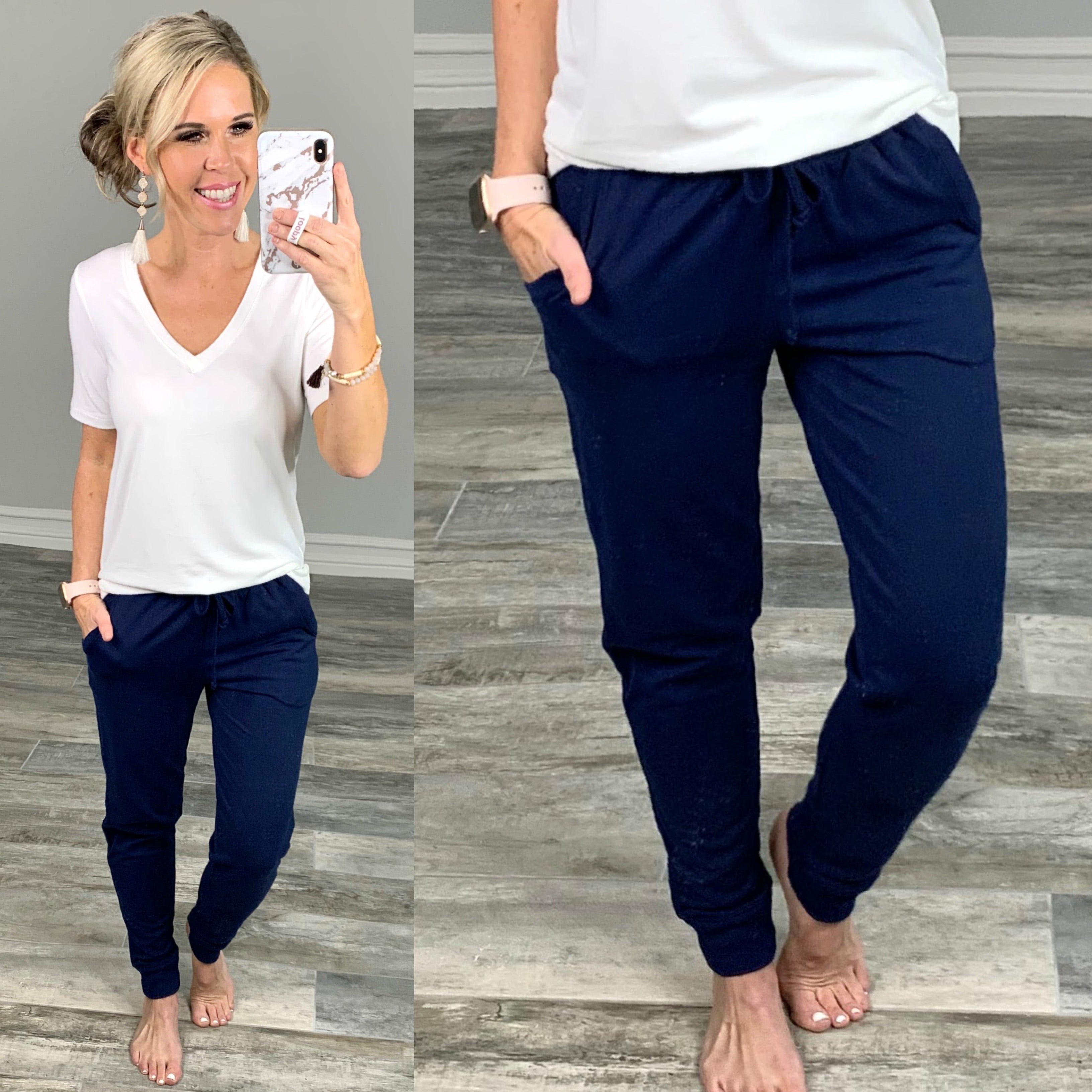 Blue Pocket Joggers-joggers-privityboutique.com-Privity Boutique, Women’s Fashion Boutique in Mesa, Arizona